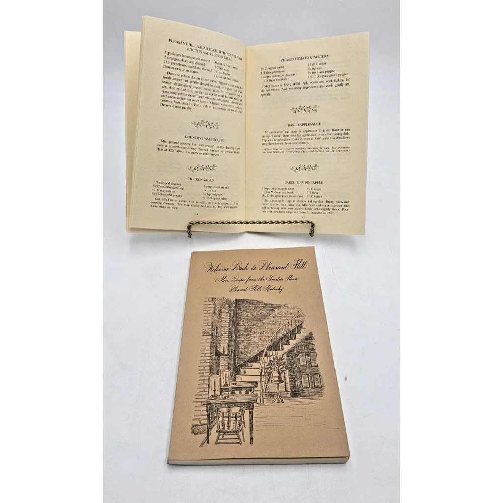 Shaker Village Pleasant Hill Kentucky Cookbook Vintage Trustees' House Recipes